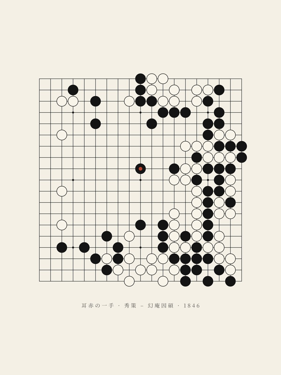 The Ear-Reddening Move · Shusaku, 1846