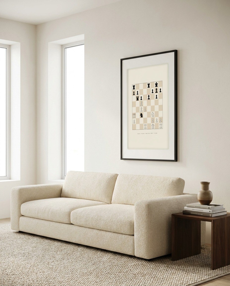 The Game of the Century · Fischer, 1956 in a room