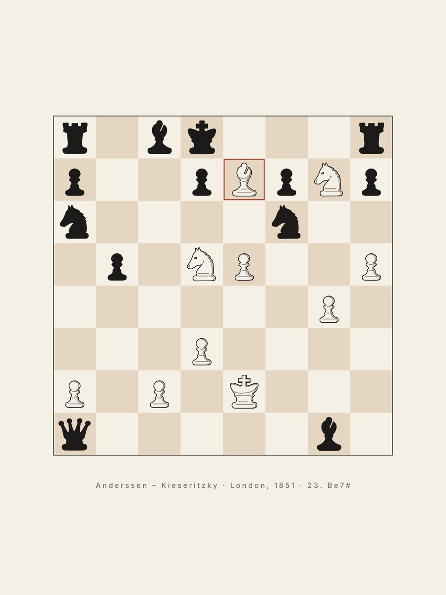 The Immortal Game · Anderssen, 1851