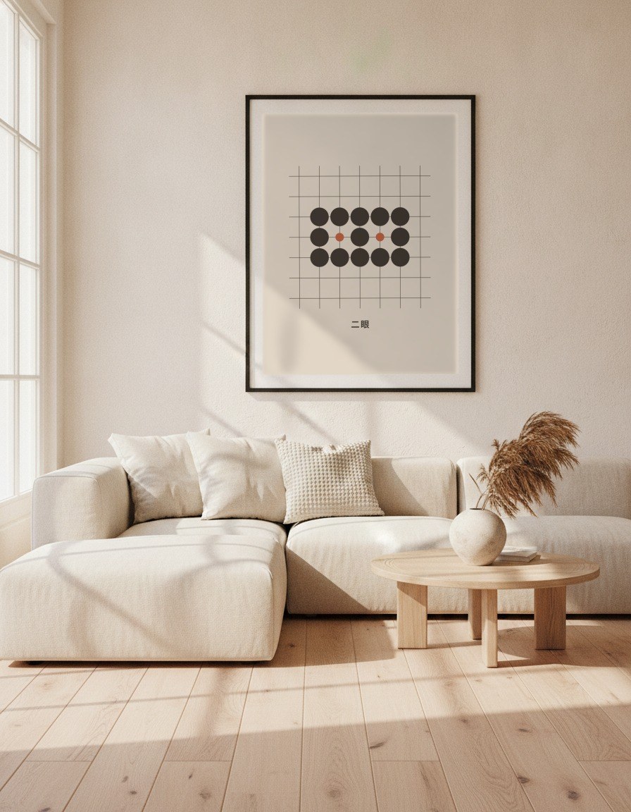 Go · Two eyes in a room