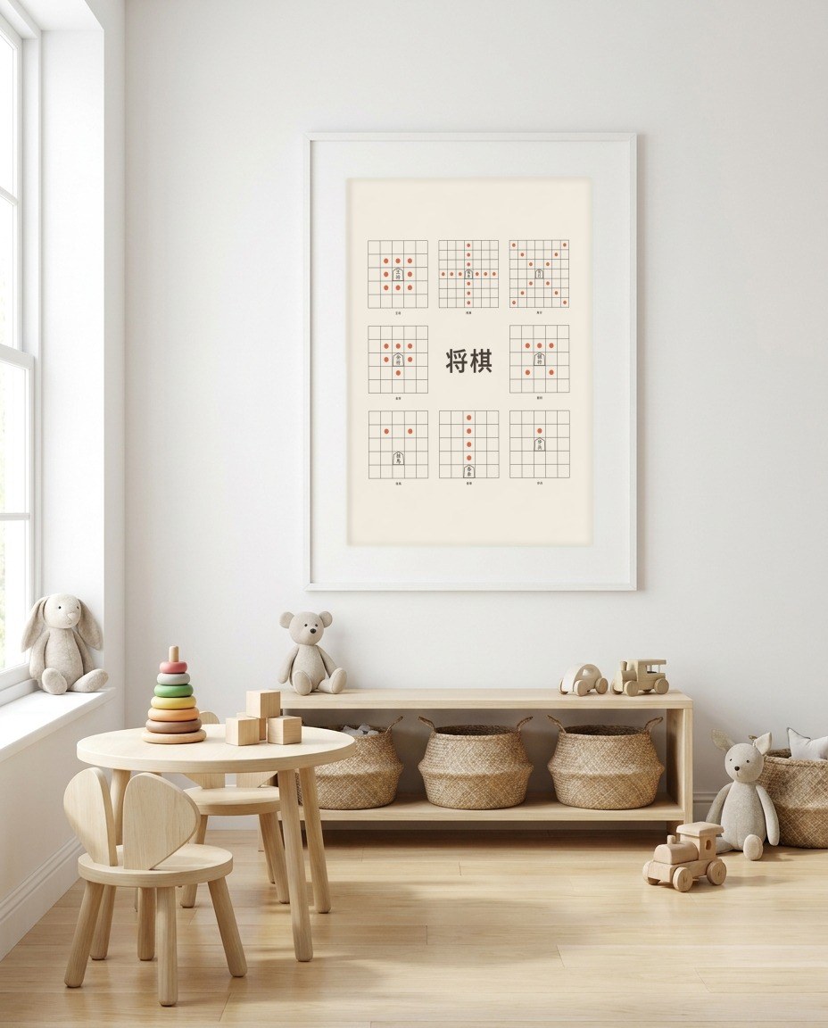 Shogi · How the pieces move in a room