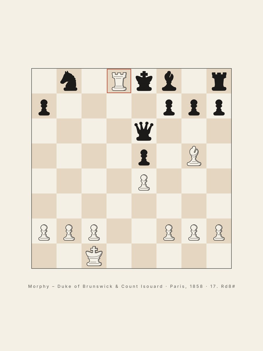 The Opera Game · Morphy, 1858