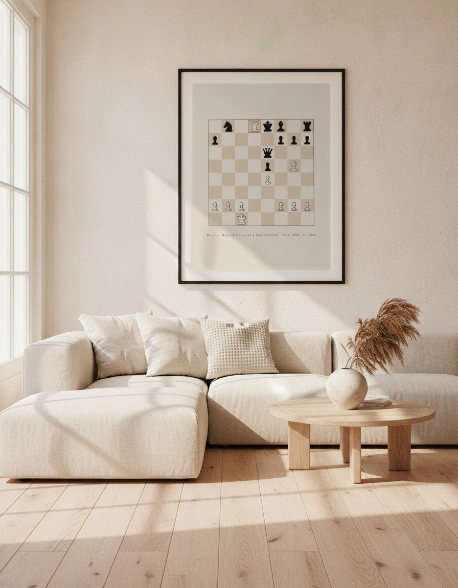 The Opera Game · Morphy, 1858 in a room